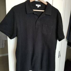 Sunspel Riviera Polo Shirt in black. Like new! Authentic.